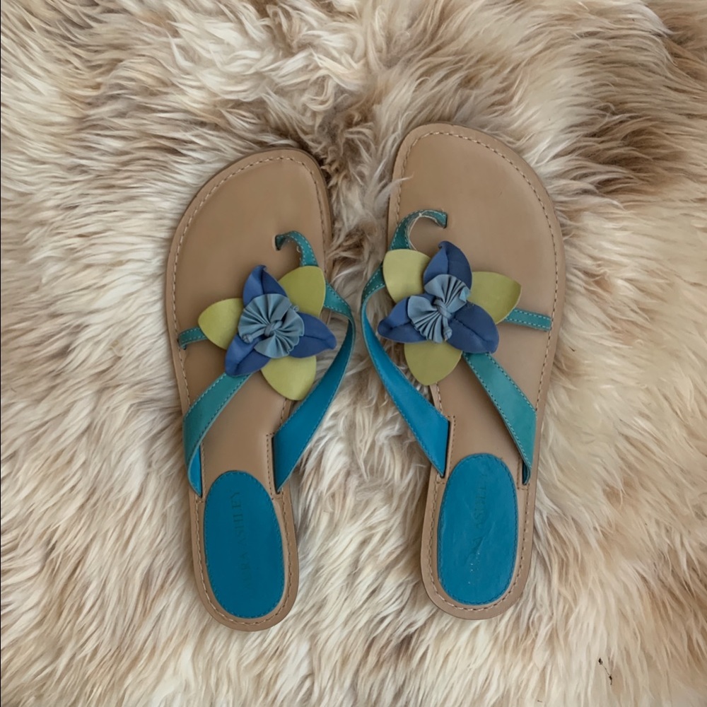 Laura Ashley 9.5 Leather Sandals